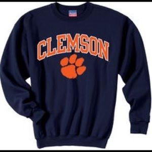 champion clemson crewneck sweatshirt